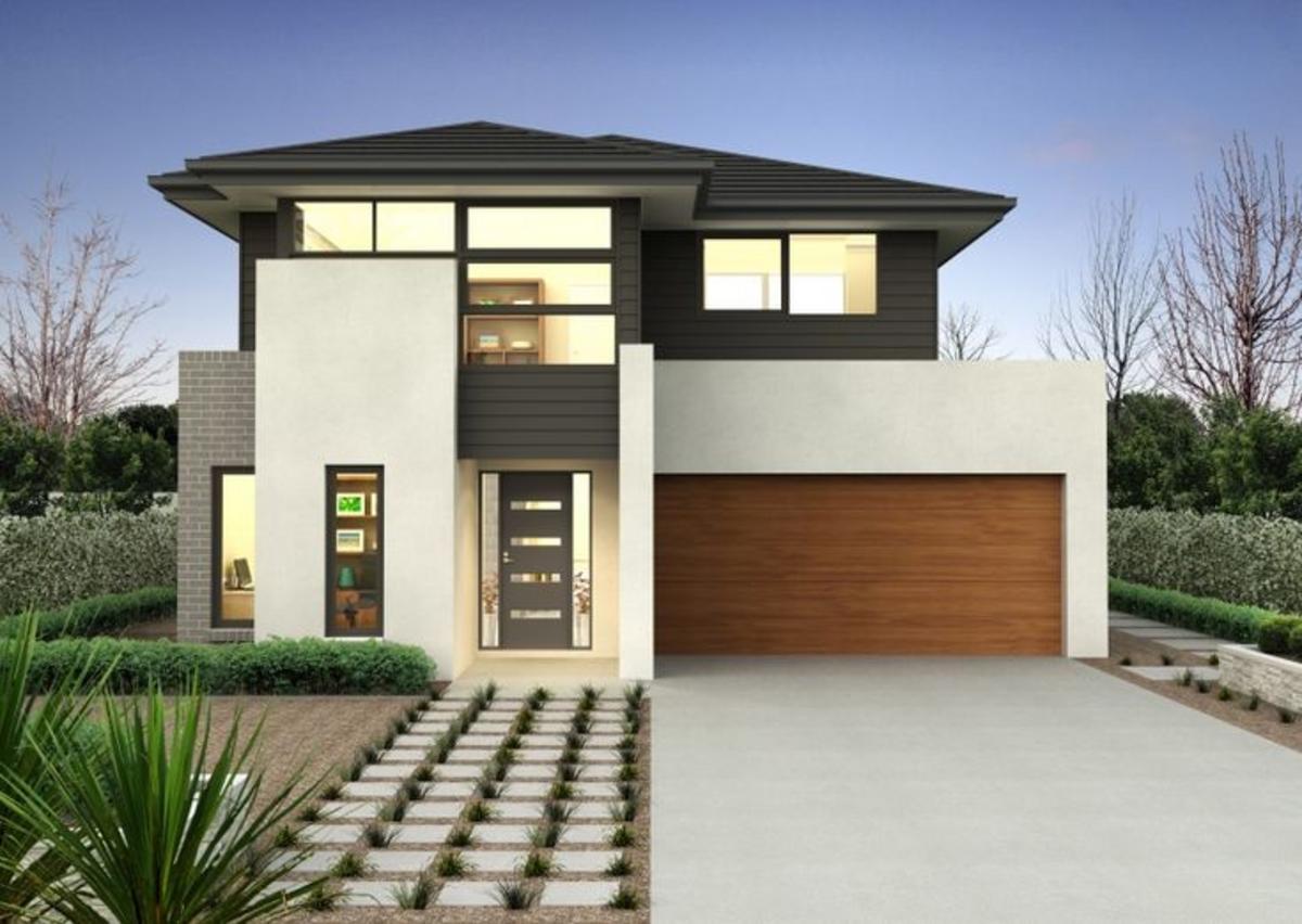 Mẫu nhà mái Nhật 2 tầng hiện đại mặt tiền 5m mang vẻ đẹp sang trọng bề thế