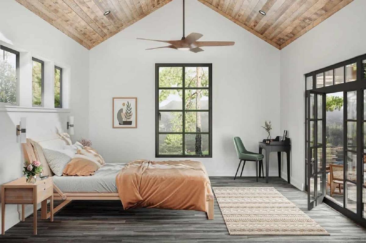 Mẫu phòng ngủ cho bé gái 10 tuổi phong cách Scandinavian hiện đại