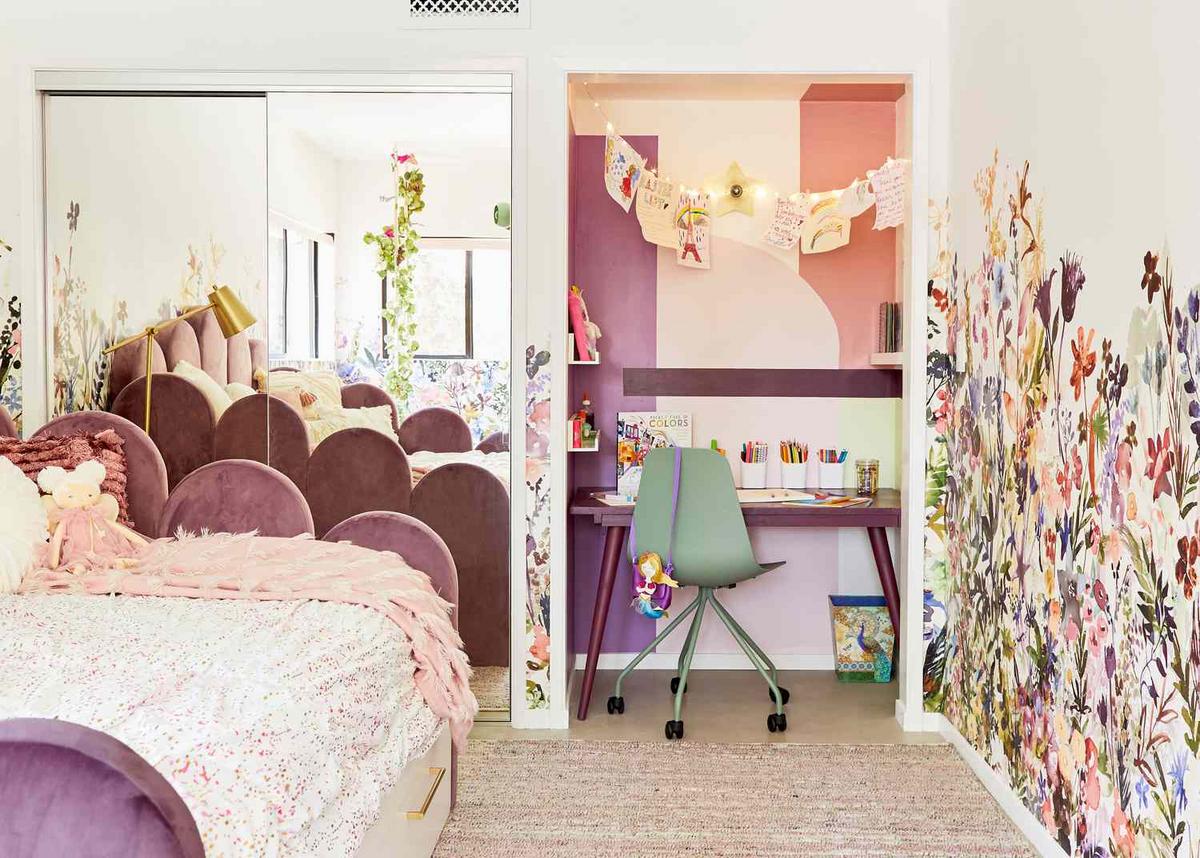 Mẫu phòng ngủ cho bé gái phù hợp tính cách năng động cá tính