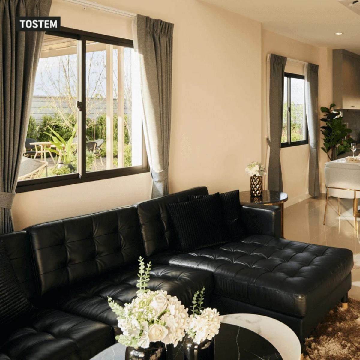Modern 2-panel window open design for stylish living spaces.