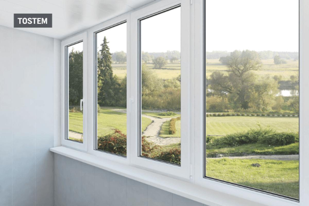 Modern 4-panel casement aluminum-glass window made of window material types
