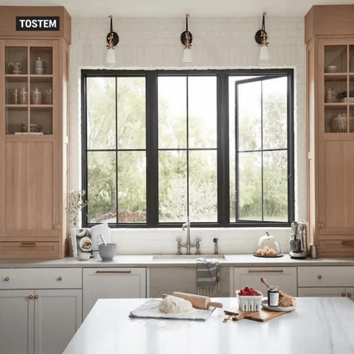 Modern kitchen window door designs for indian homes solution.