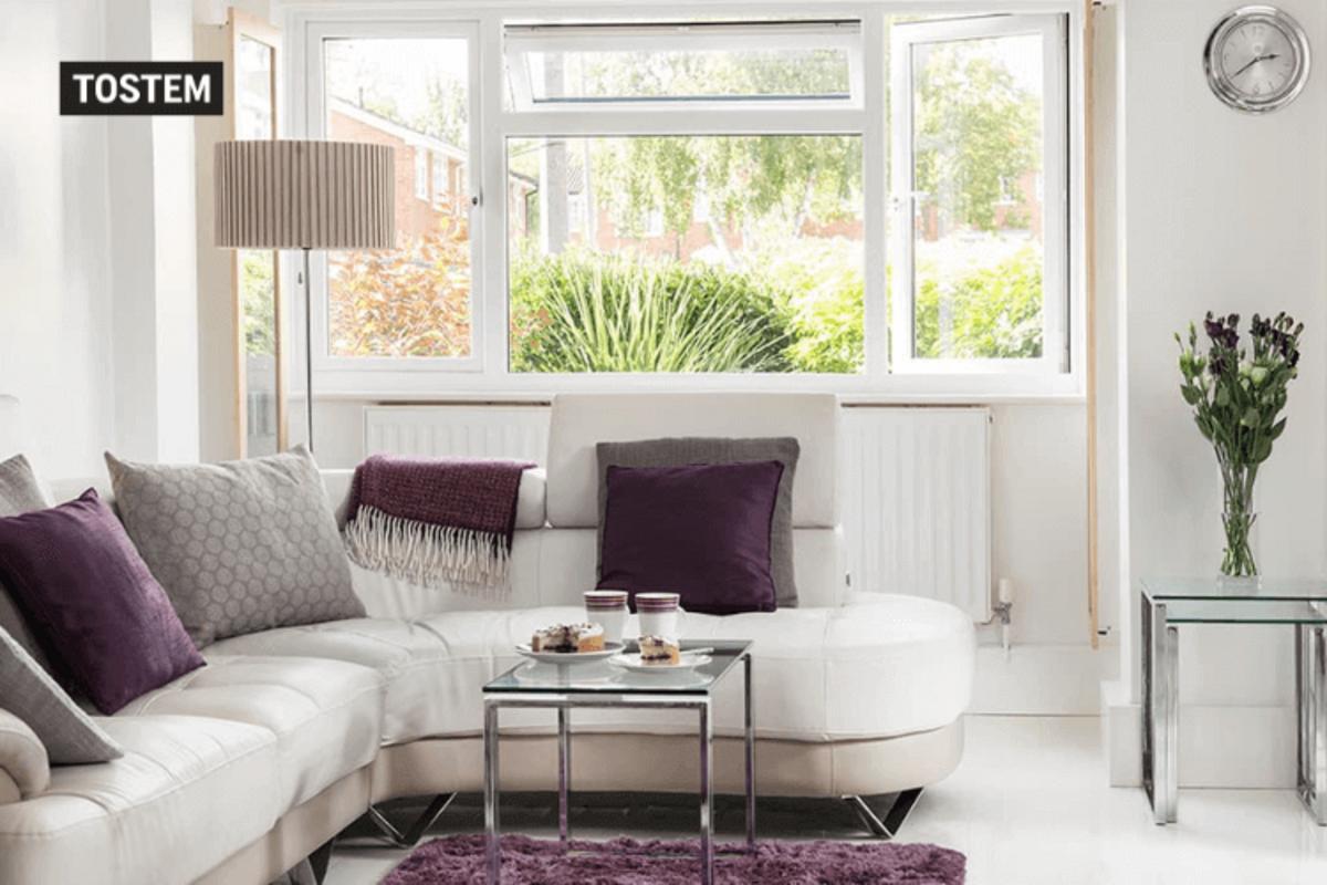 Modern louvre window model for living rooms using window material types