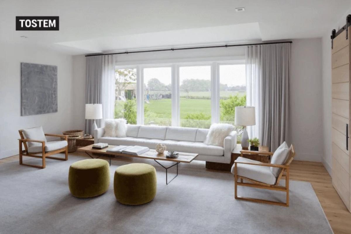 Modern ventilation home door window design for living rooms.