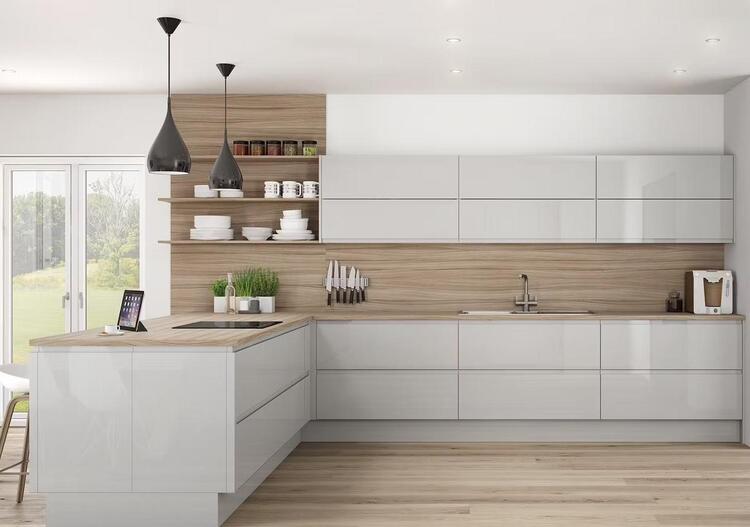 Thiết kế nhà bếp chữ L phổ biến tại nhiều gia đình Việt