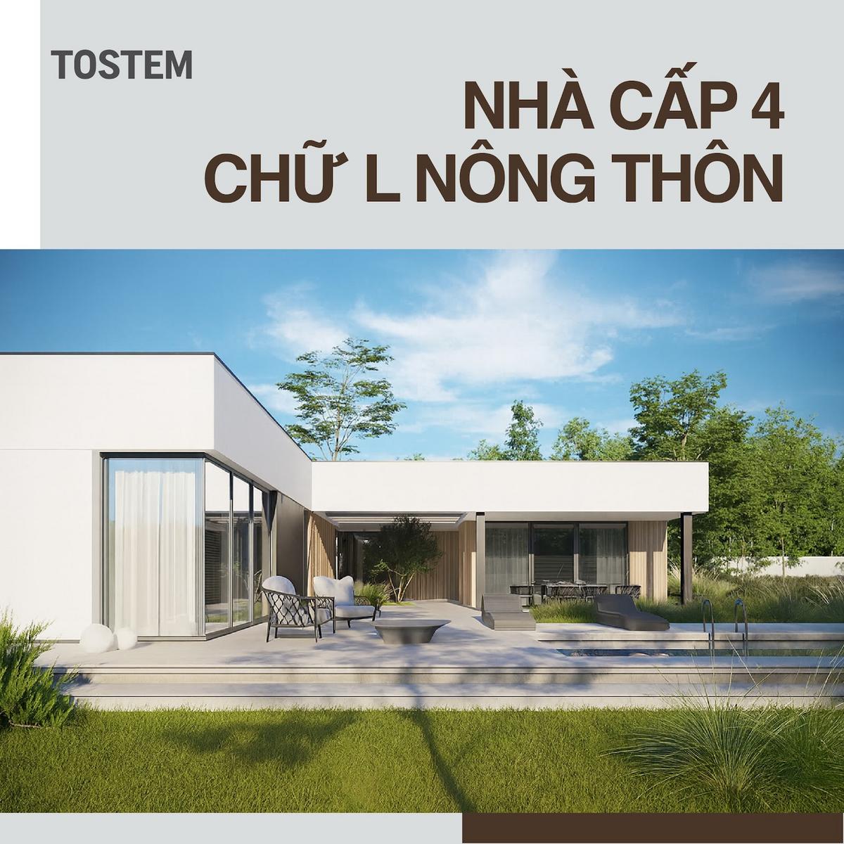 Nhà cấp 4 chữ L nông thôn: Gợi ý 99+ mẫu đẹp, tiện nghi cho gia đình