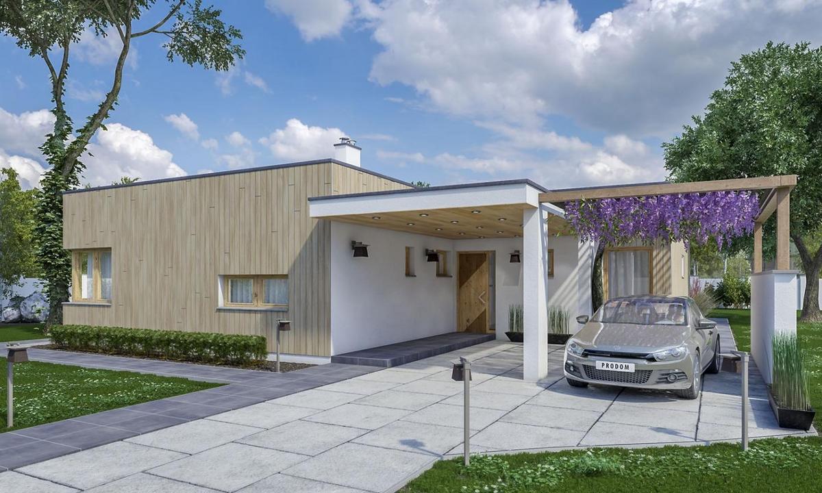 Nhà cấp 4 nông thôn chữ l có sân vườn tạo không gian sống trong lành