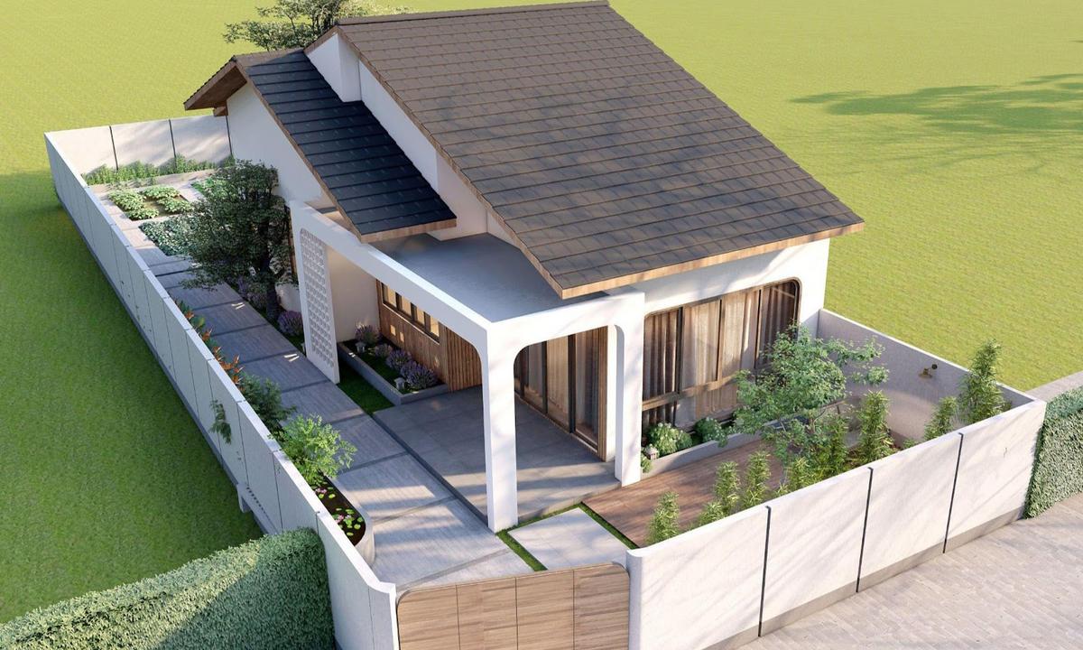 Nhà cấp 4 sân vườn nông thôn 500-800 triệu diện tích vừa phải, đẹp mắt và tiện nghi