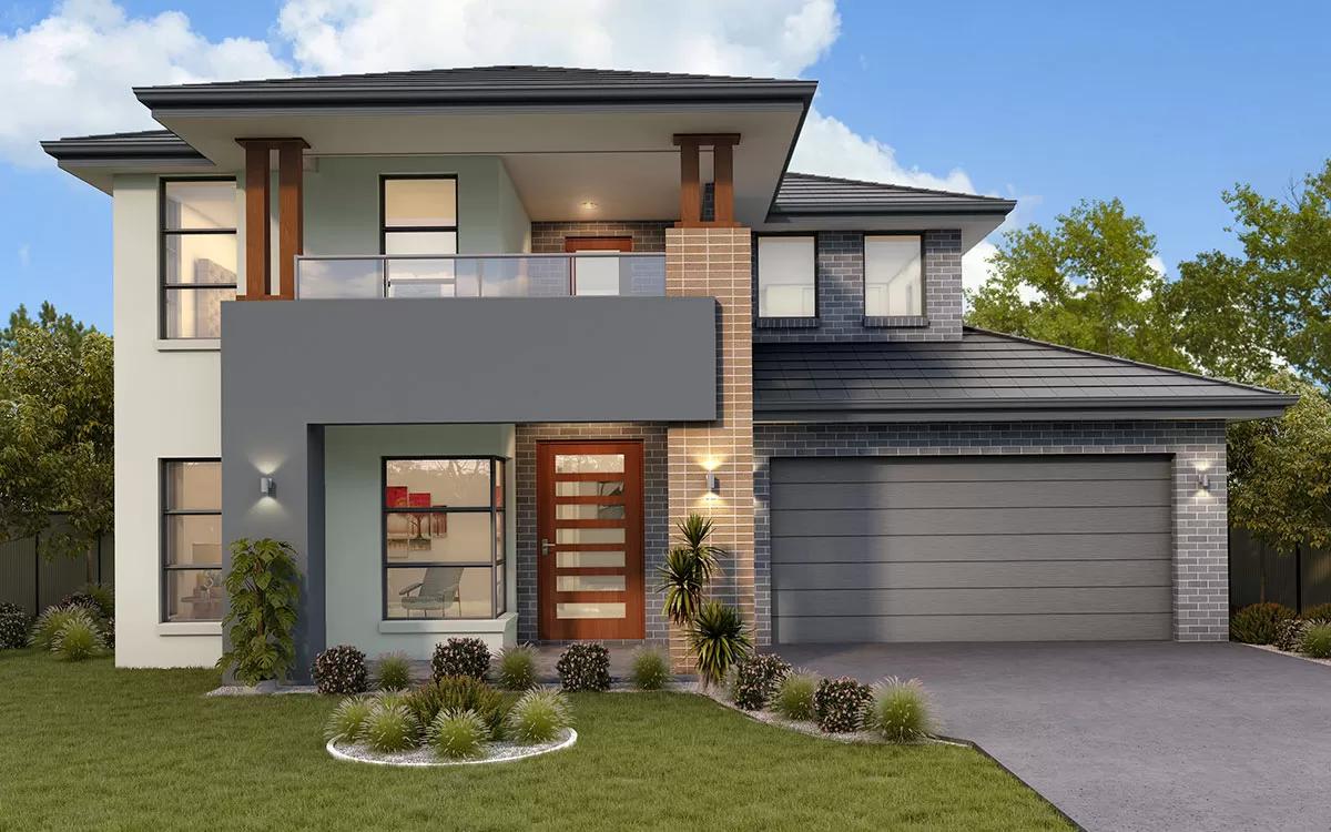 Nhà hai tầng mái Nhật đẹp hiện đại 4 phòng ngủ tinh tế và tiện nghi cao cấp