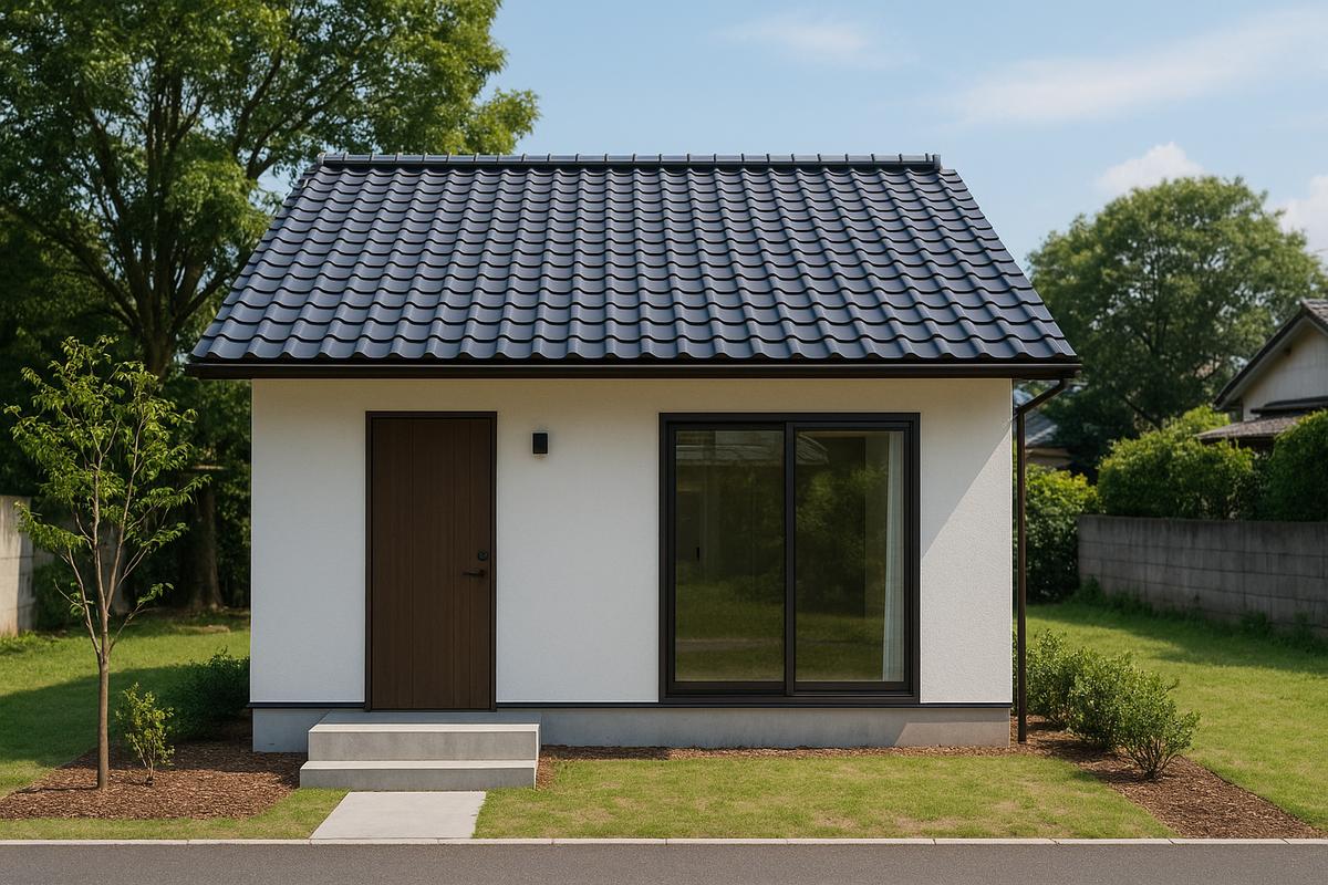 Nhà mái nhật 1 tầng diện tích dưới 50m² nhỏ gọn nhưng vẫn tiện nghi