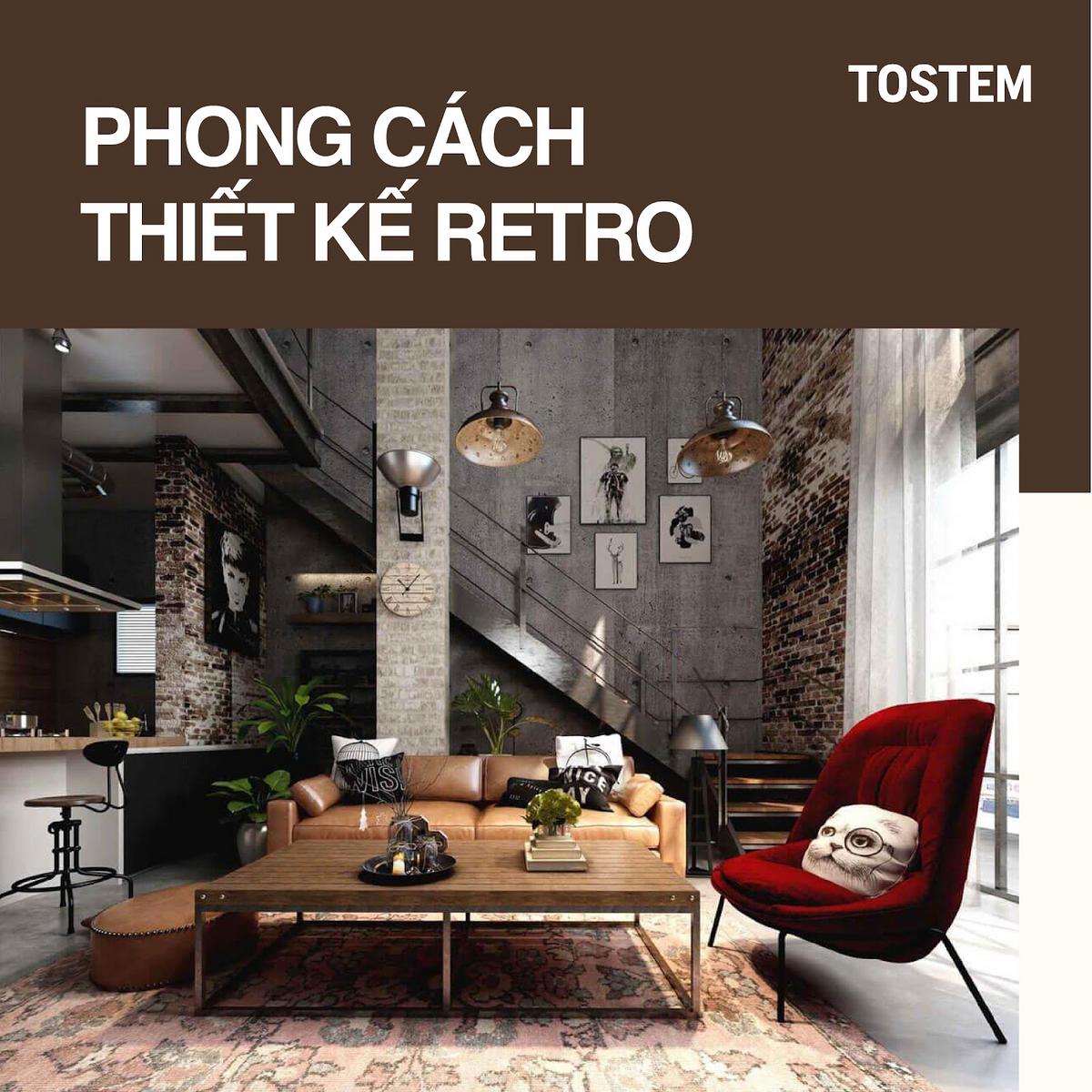 30+ mẫu nội thất phong cách thiết kế Retro đẹp, hoài cổ và cá tính