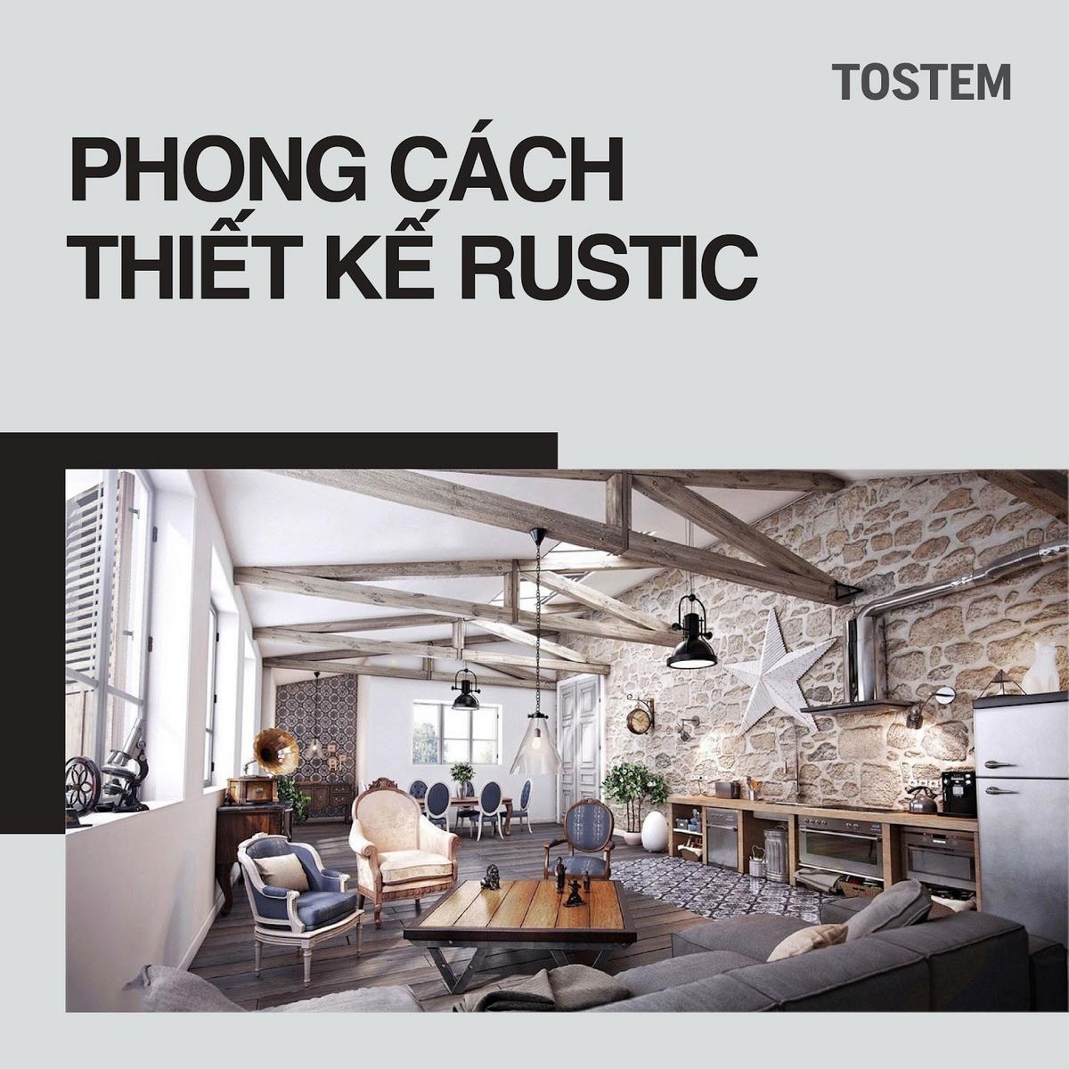 99+ mẫu nội thất phong cách thiết kế Rustic ấm áp, tự nhiên