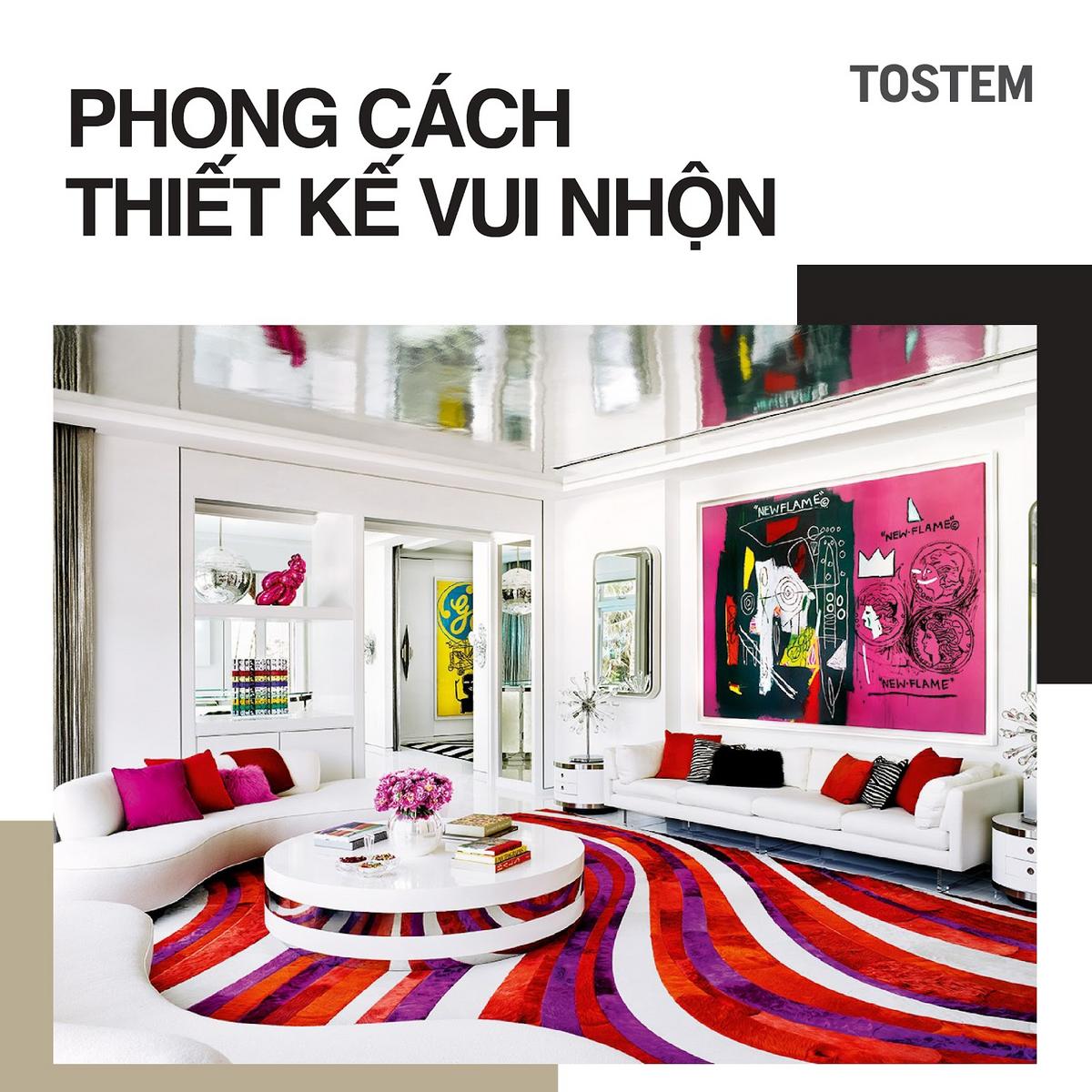 99+ mẫu nội thất phong cách thiết kế vui nhộn, không gian tươi mới