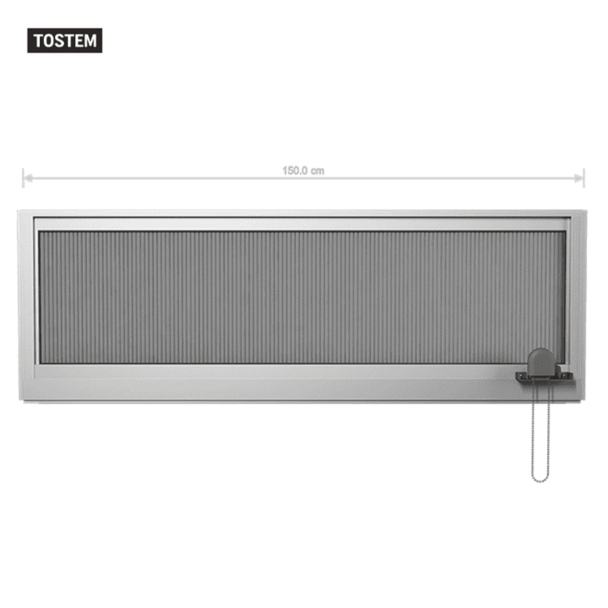 Pull-handle awning louvre window ensures airflow in any space