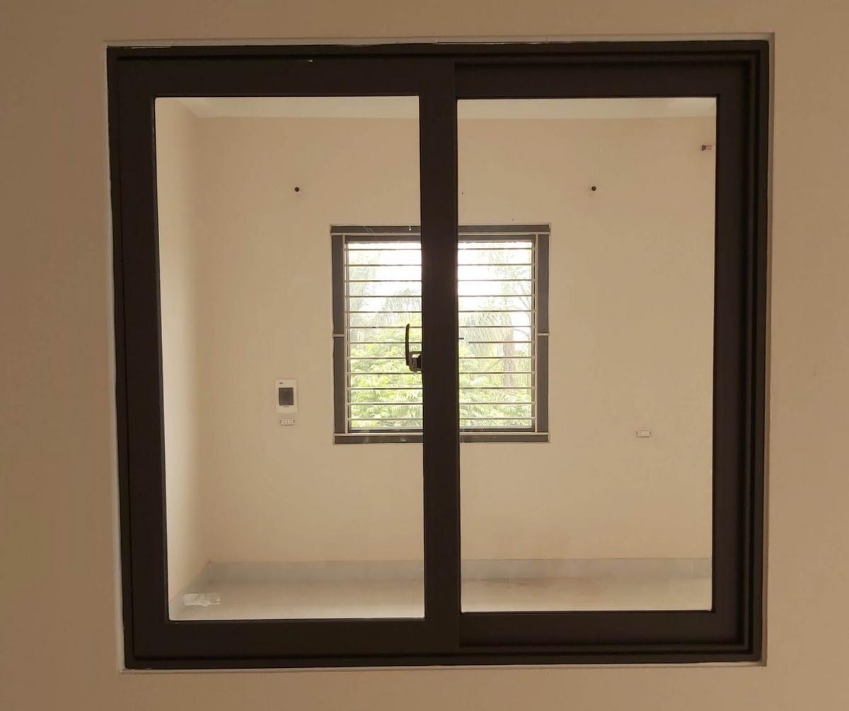 Small 2-panel sliding aluminium windows models are stylish and useful.