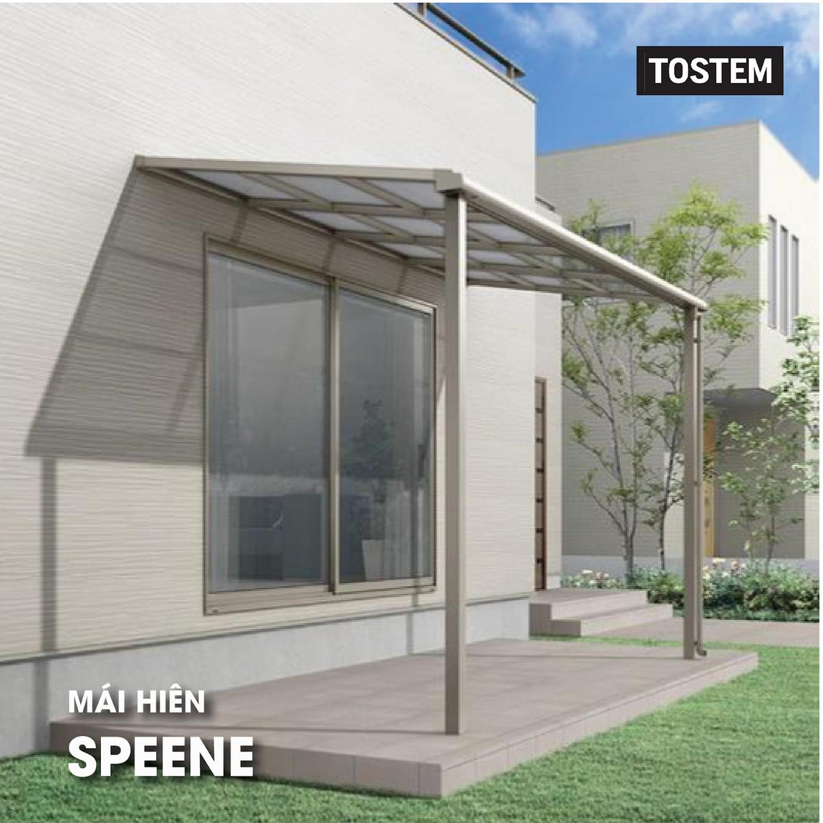 TOSTEM cung cấp cửa và mái hiên hiện đại, bền vững cho sân thượng.