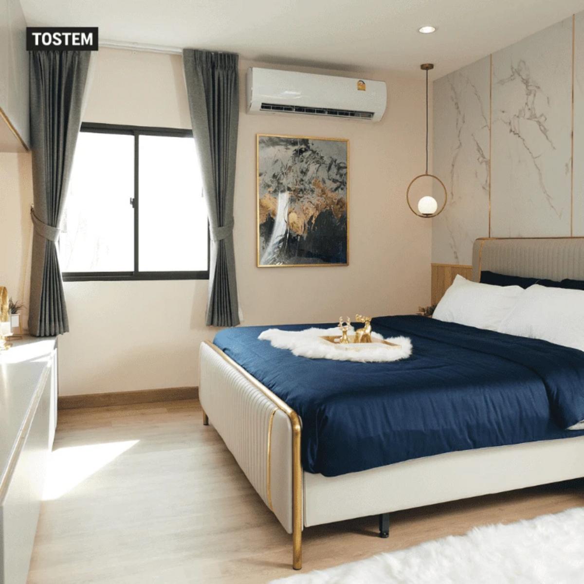 TOSTEM soundproof windows designed for quiet and comfortable bedrooms
