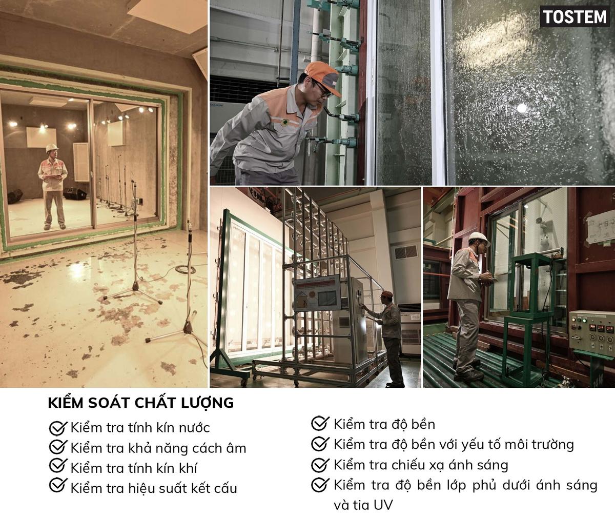 TOSTEM – thương hiệu cửa nhôm cao cấp nổi bật với khả năng chống thấm cửa sổ.