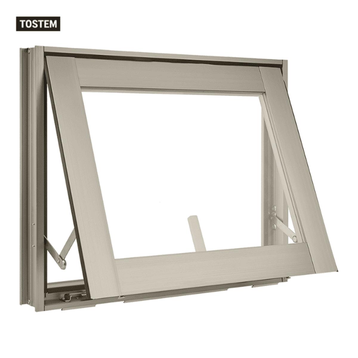 TOSTEM’s aluminium-glass awning louvre window for ventilation