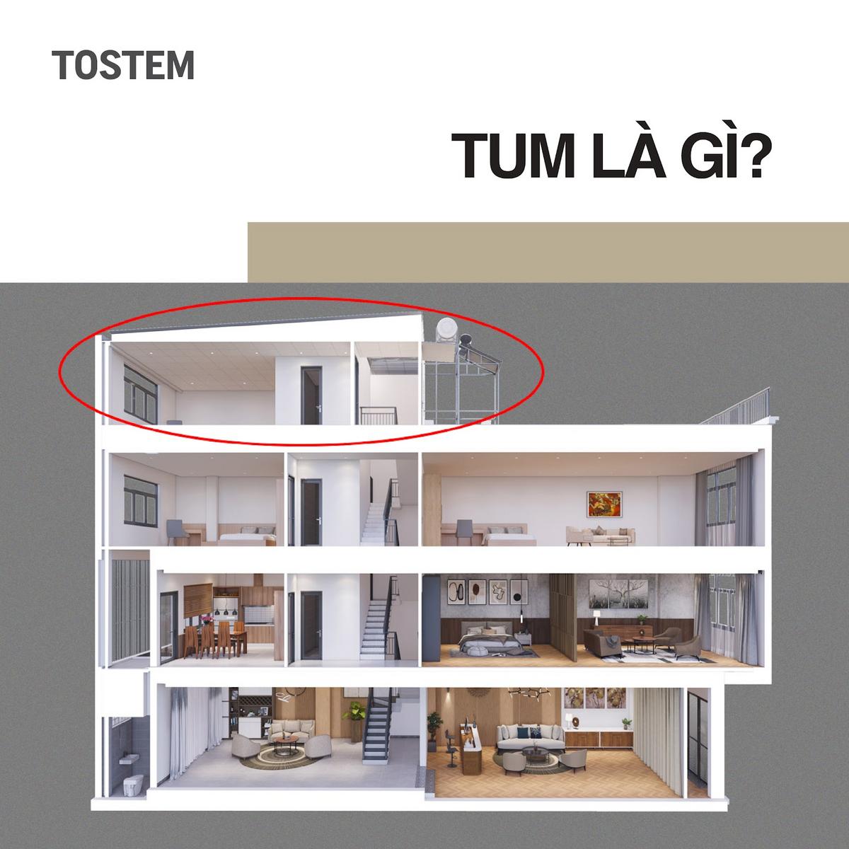 Tum là gì? 29 ý tưởng và lưu ý thiết kế tầng tum cho ngôi nhà
