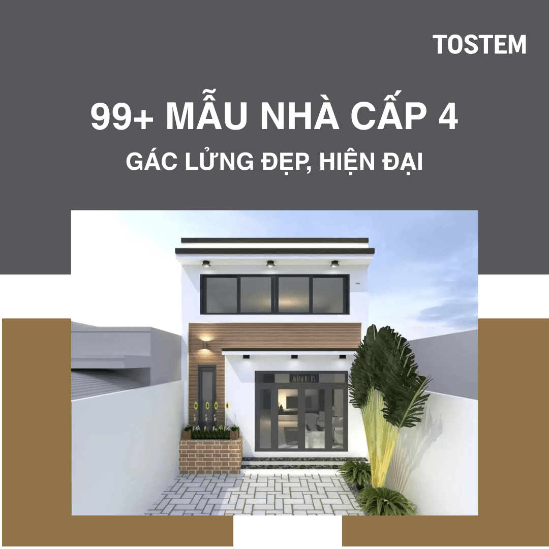 Tổng hợp 99+ mẫu nhà cấp 4 gác lửng đẹp, hiện đại, tiết kiệm chi phí