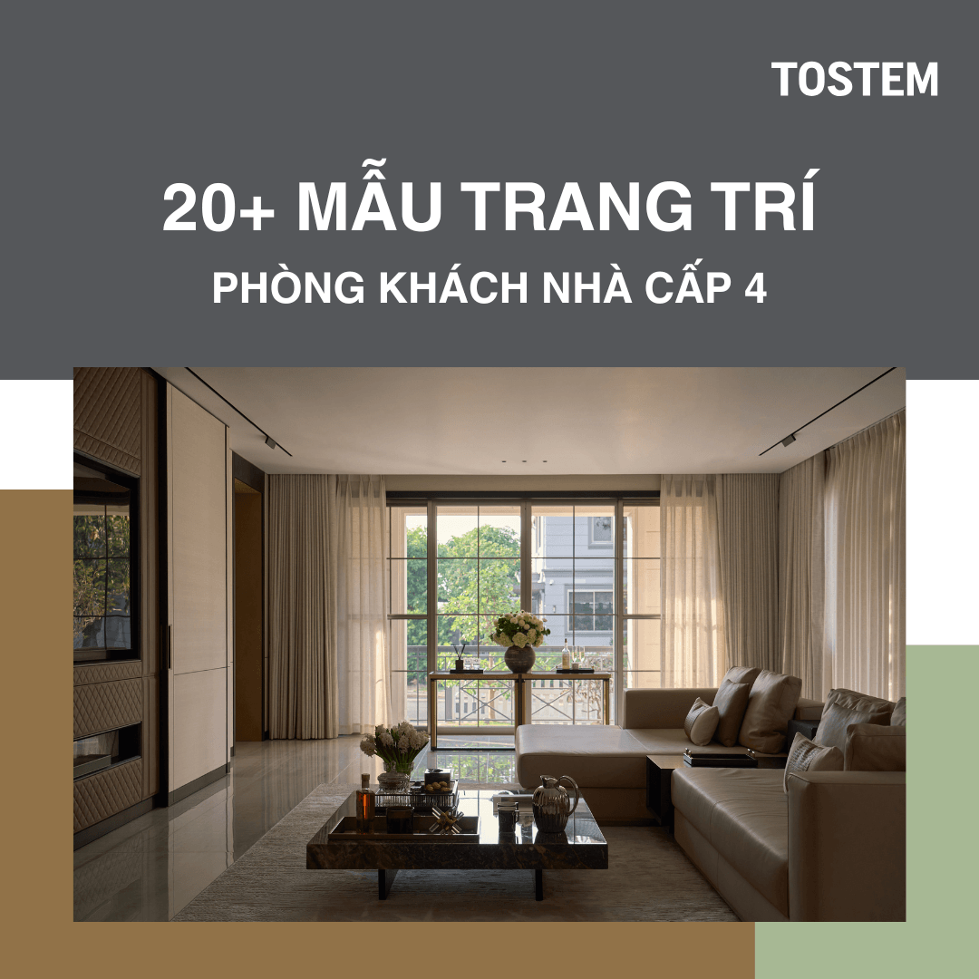 20+ mẫu trang trí phòng khách nhà cấp 4 nông thôn đẹp