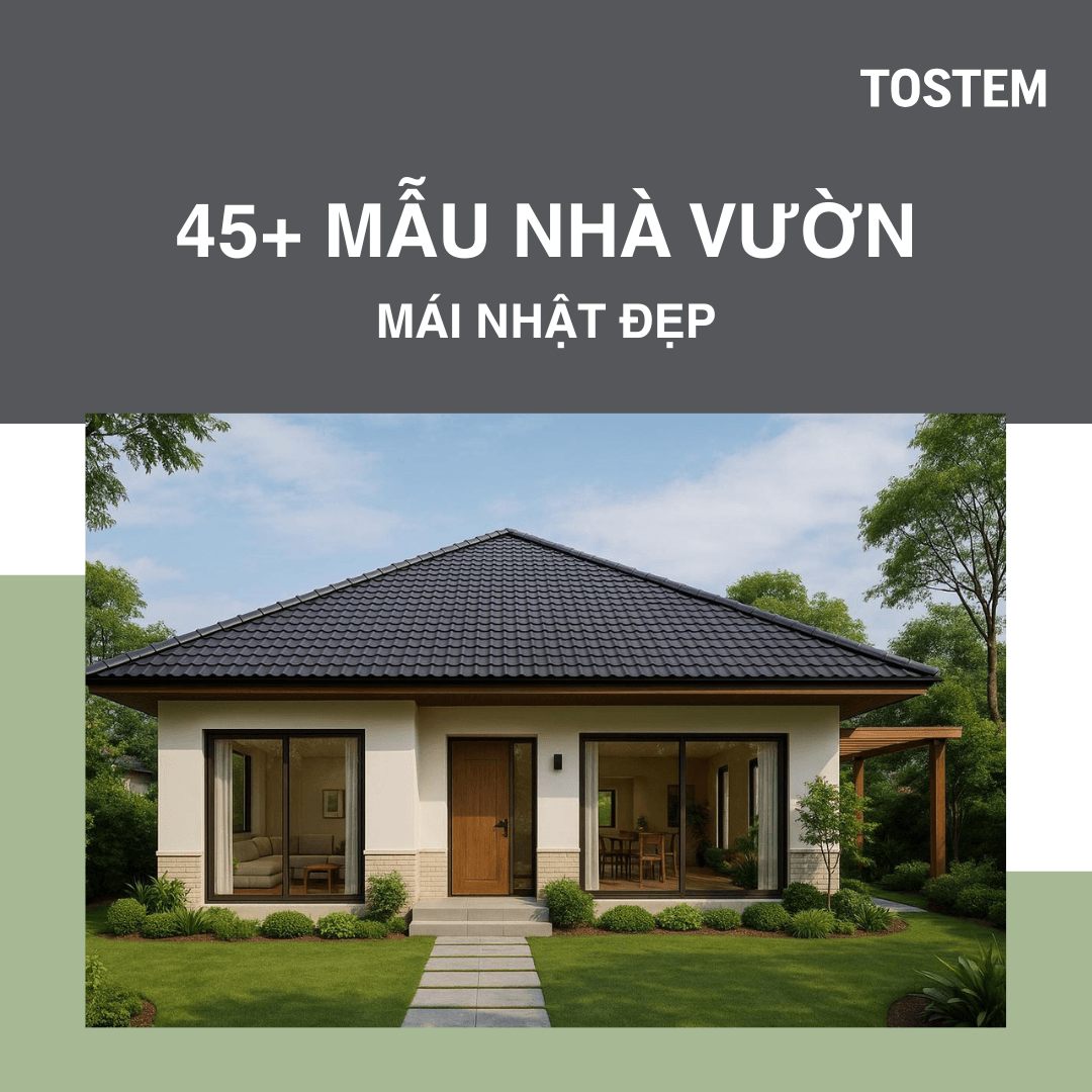 45+ mẫu nhà vườn mái Nhật đẹp, hài hòa với thiên nhiên