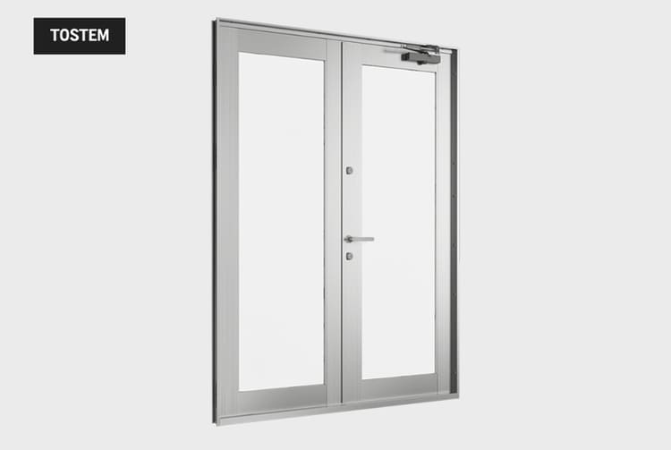 Cửa đi mở trong 2 cánh Weplus của TOSTEM