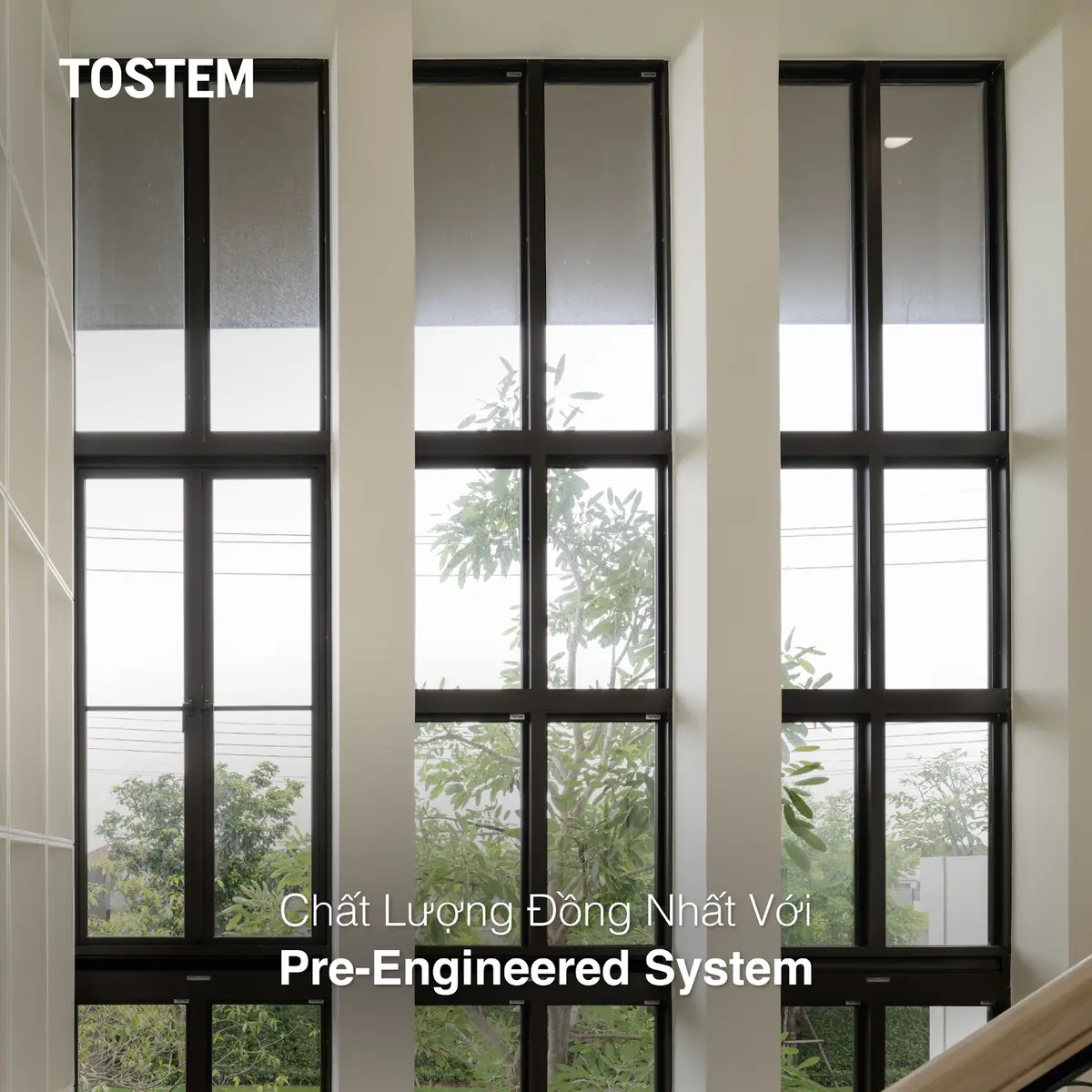 Cửa nhôm TOSTEM cung cấp giải pháp bền bỉ