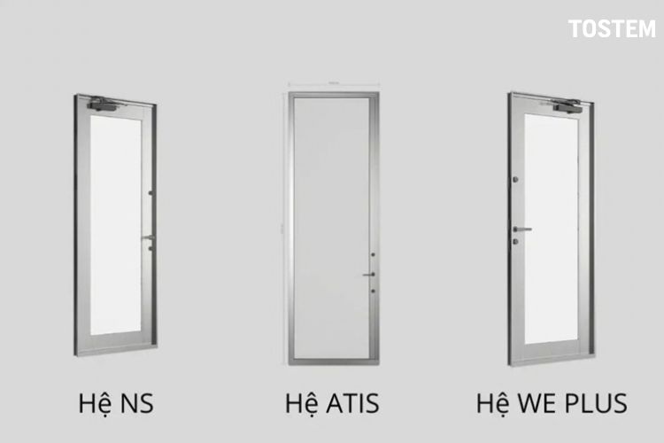 Cửa nhôm 1 cánh TOSTEM thích hợp làm cửa thông phòng cho nhiều không gian
