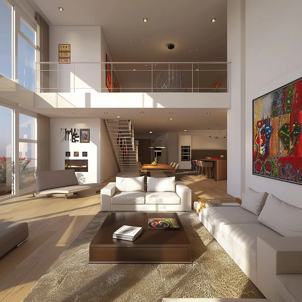 Linh hoạt bố trí công năng cho nhà cấp 4 chữ L có gác lửng