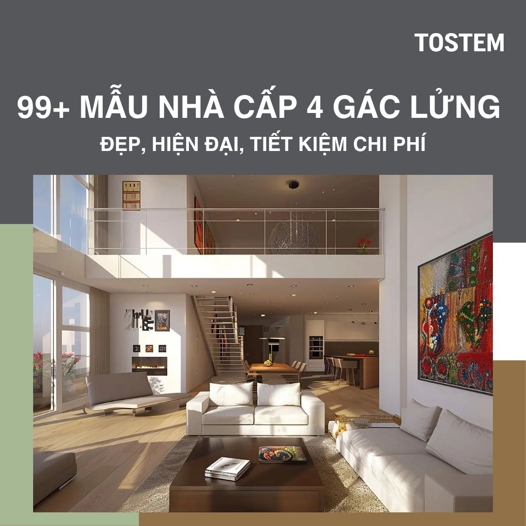 Tổng hợp 99+ mẫu nhà cấp 4 gác lửng đẹp, hiện đại, tiết kiệm chi phí