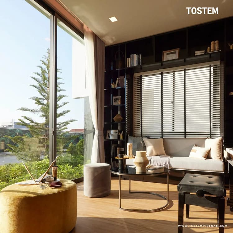 Cửa nhôm kính TOSTEM cao cấp, bền đẹp giúp nâng cấp không gian sống của bạn