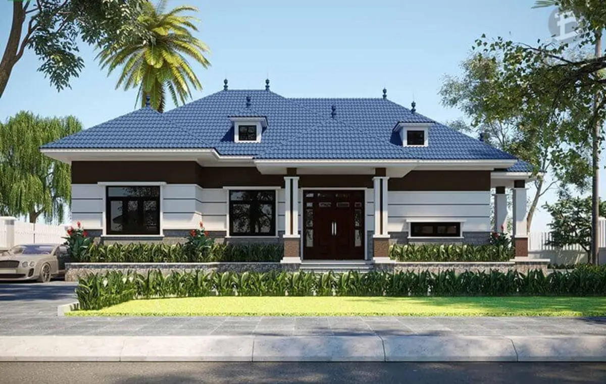 Nhà cấp 4 cũ 3 gian mái Nhật nổi bật nhờ vẻ đẹp tinh giản