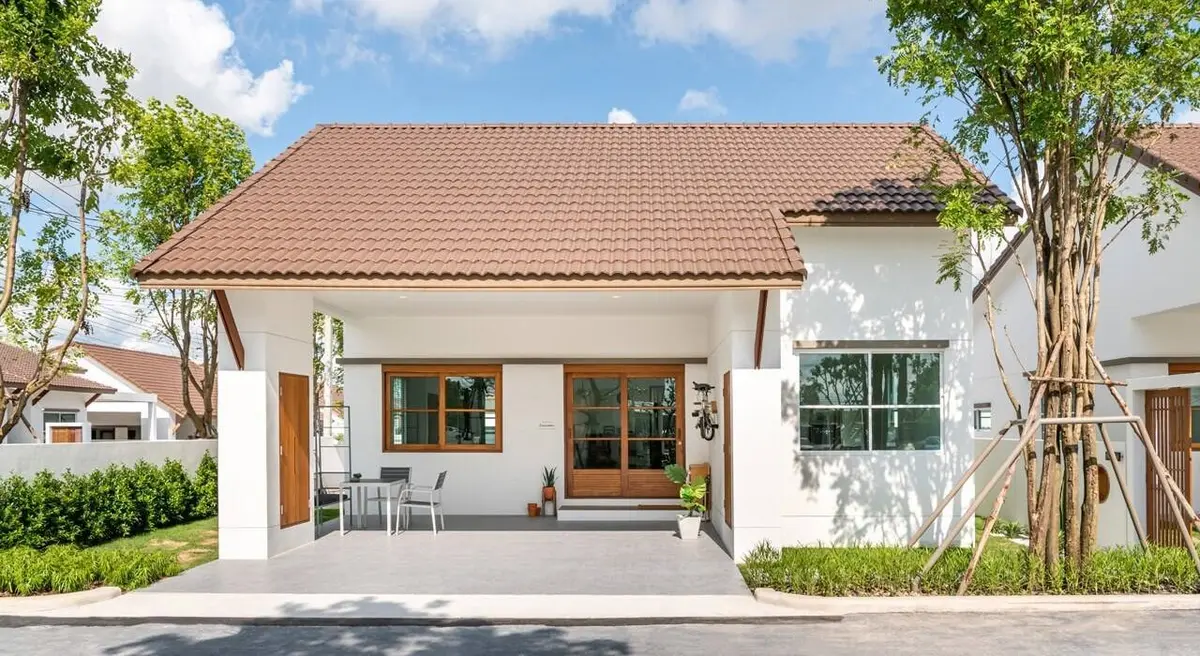 Nhà cấp 4 mái ngói hiện đại với ngân sách 150 triêu đồng