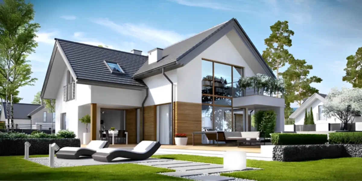 Nhà cấp 4 mái tôn giả ngói chữ L đẹp