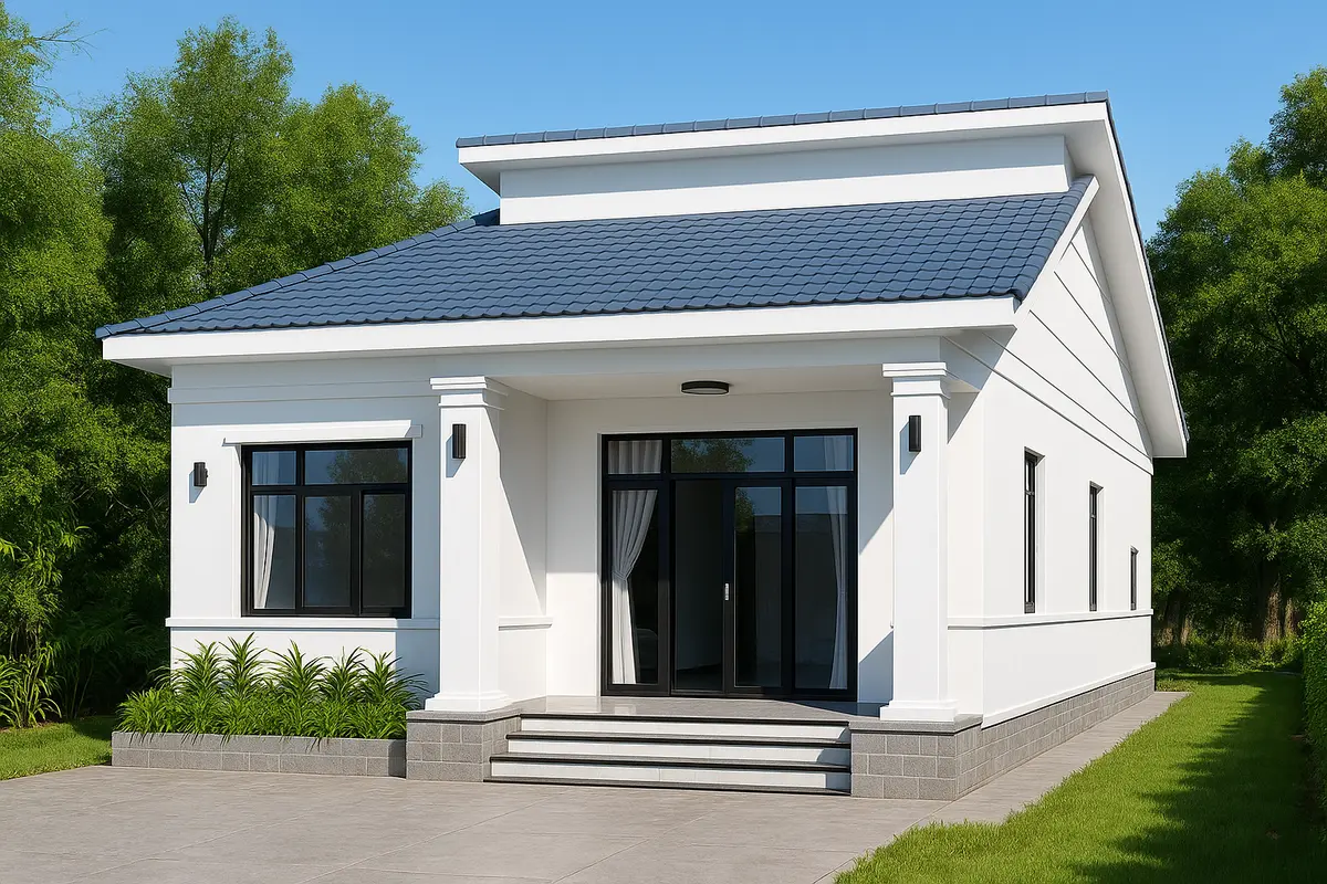 Nhà cấp 4 mái tôn đơn giản 150 triệu đồng