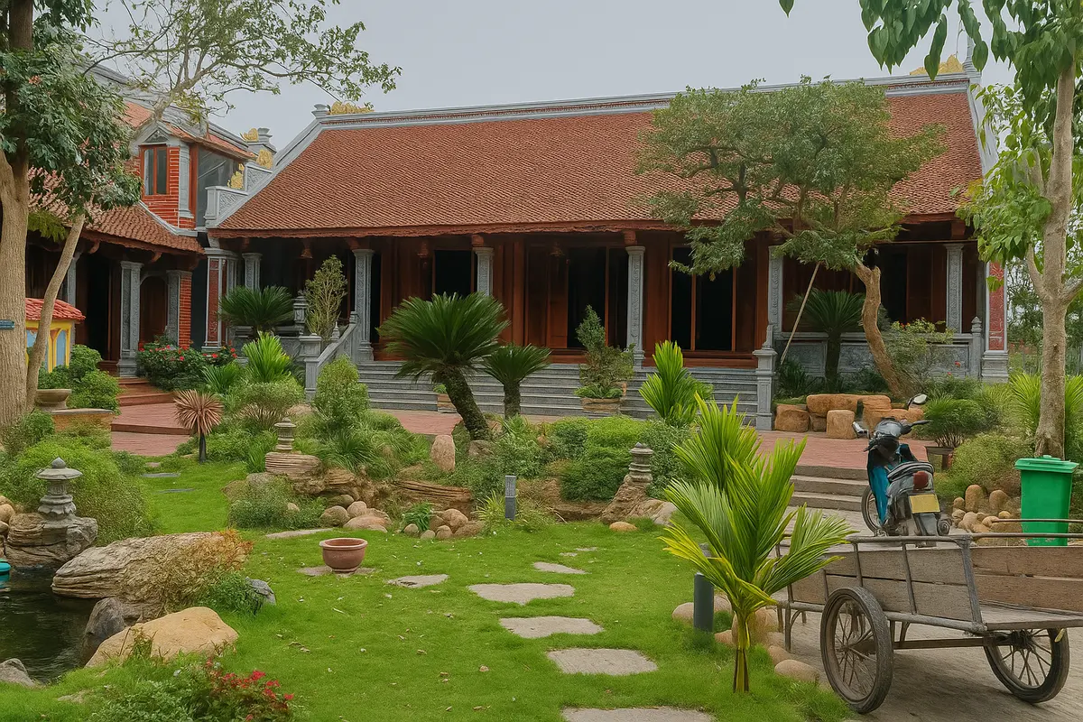 Nhà gỗ cấp 4 mang đến không gian sống trong lành