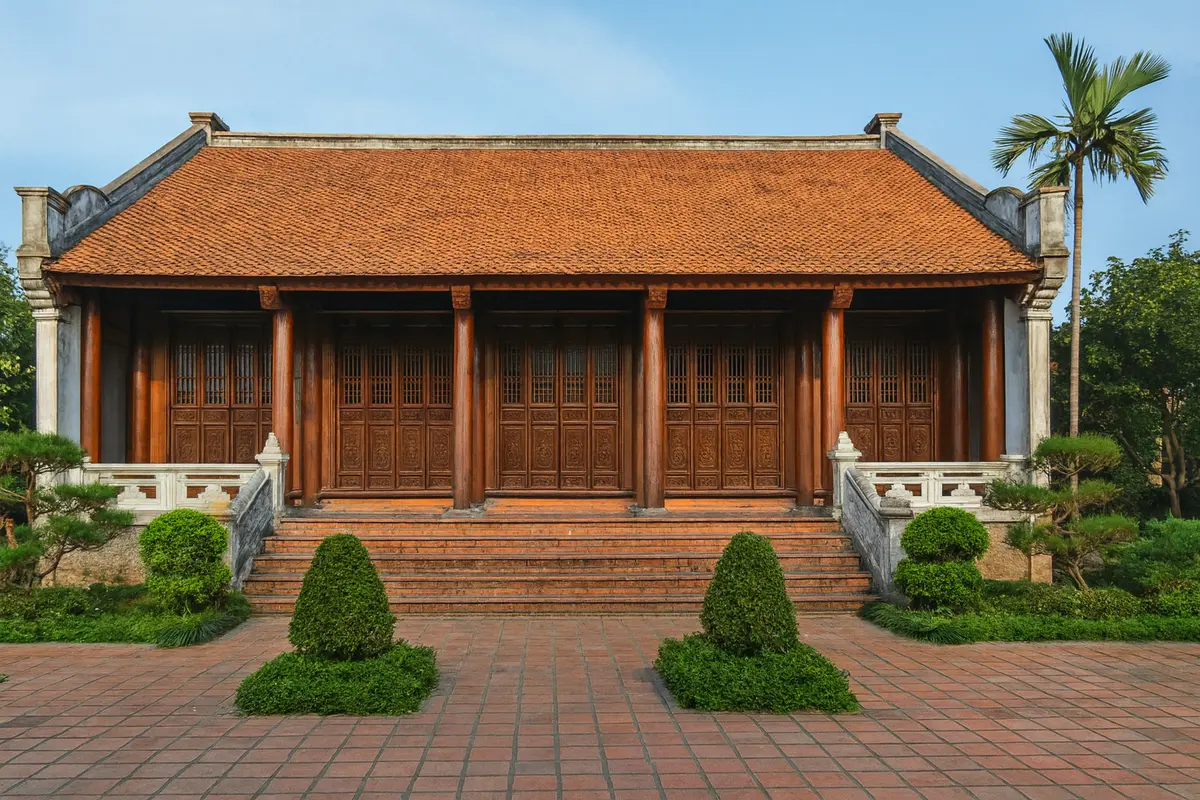 Nhà gỗ cấp 4 nông thôn truyền thống