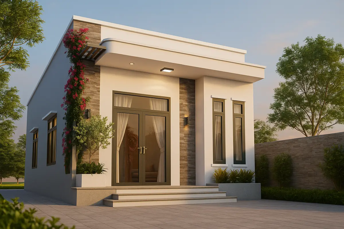 Nhà ống cấp 4 2 phòng ngủ