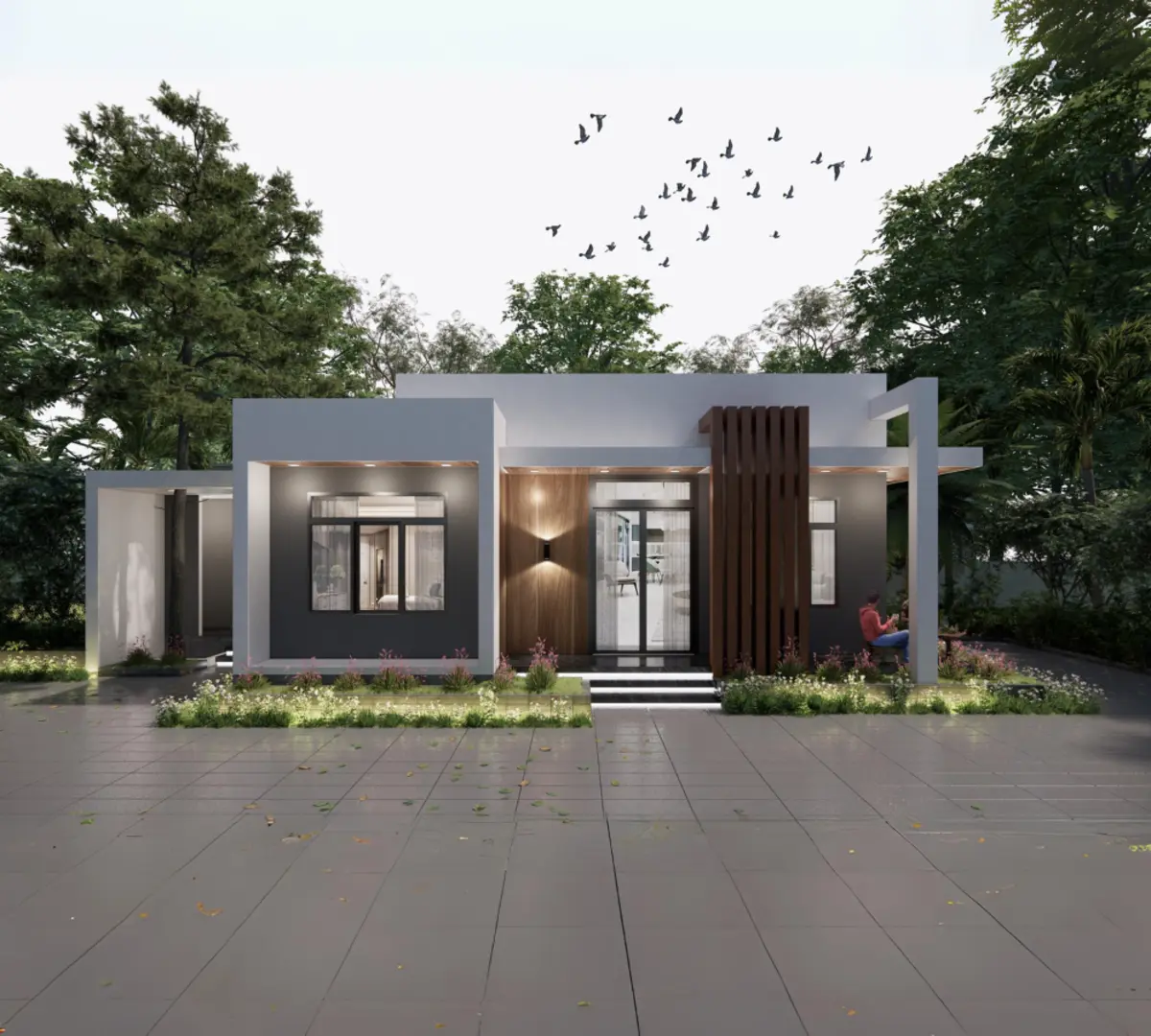 Nhà ống cấp 4 3 phòng ngủ