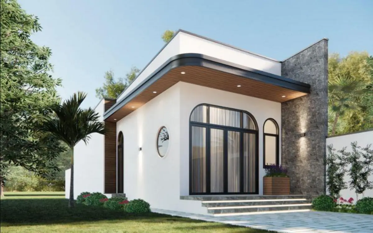 Nhà ống cấp 4 nông thôn phong cách hiện đại 500 triệu