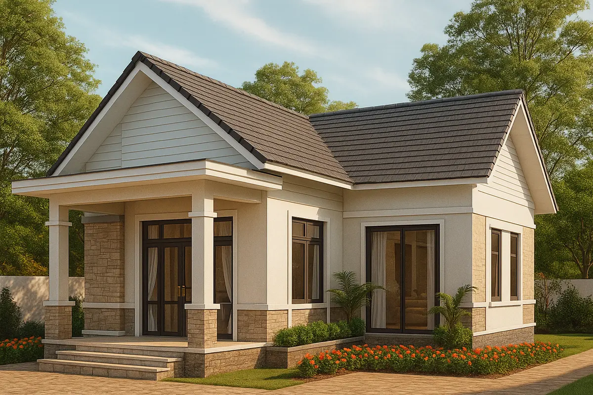 Xây nhà cấp 4 khoảng 150 triệu ở nông thôn