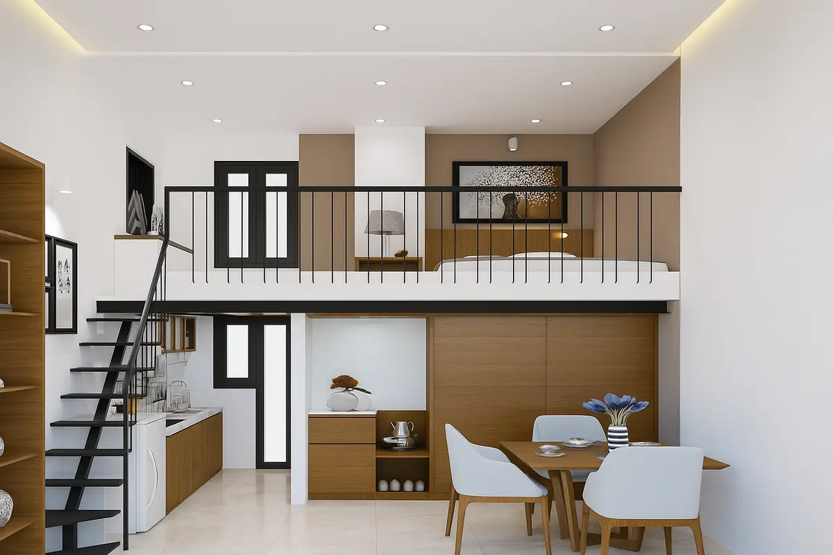 Xây nhà cấp 4 khoảng 150 triệu ở nông thôn có gác lửng