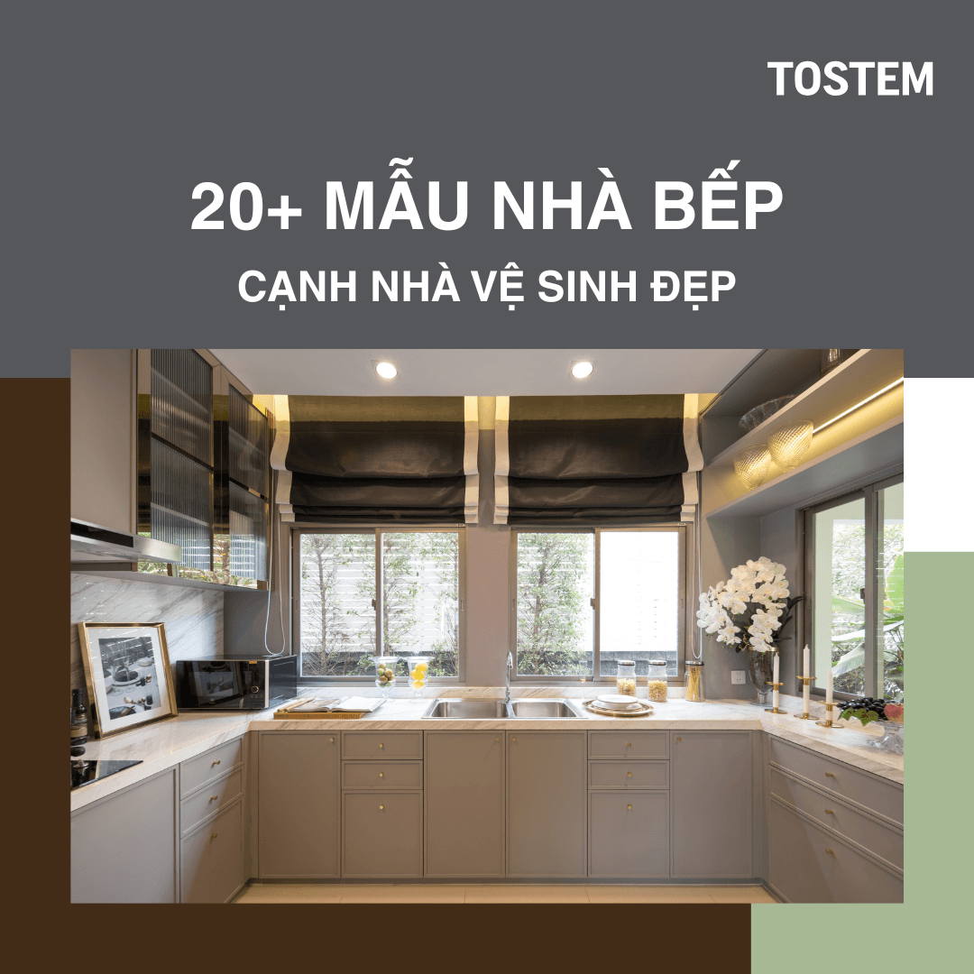 20+ mẫu nhà bếp cạnh nhà vệ sinh đẹp, hợp phong thủy