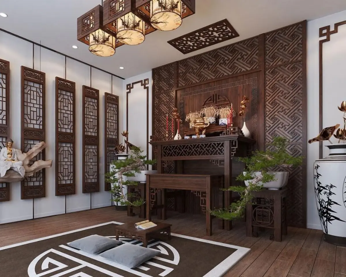 Hướng bàn thờ có nên cùng hướng nhà? Cách xác định hướng bàn thờ hợp phong thuỷ