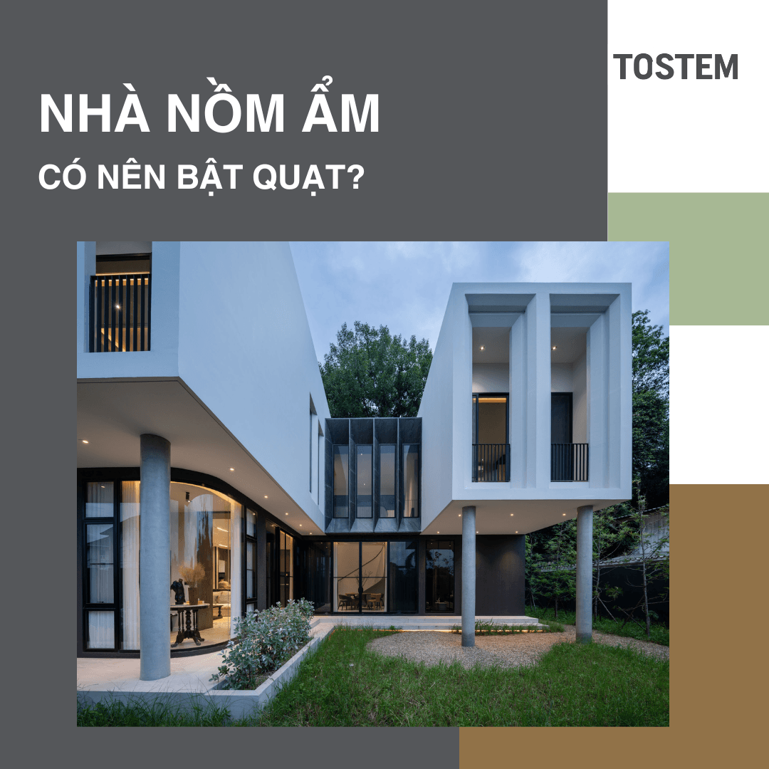 Nhà nồm ẩm có nên bật quạt? Mẹo nhỏ giúp không khí khô ráo