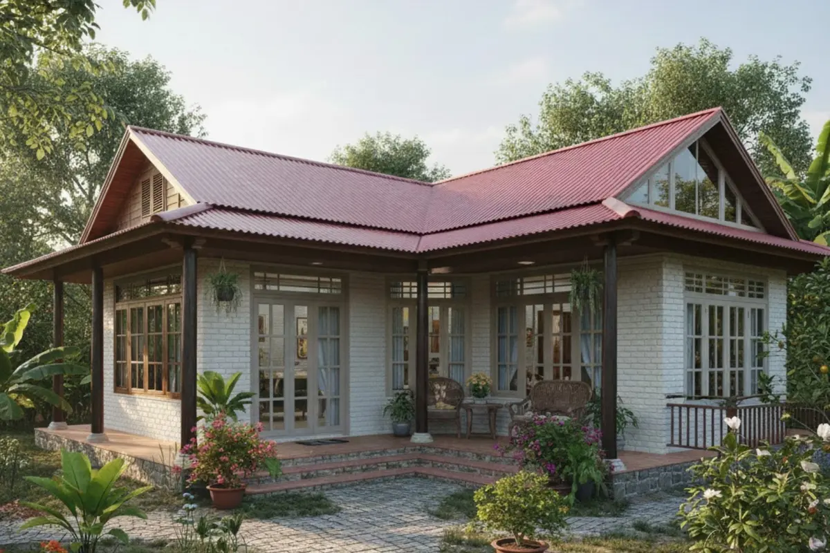 Mái tôn nhẹ giúp giảm chi phí thi công và bảo trì dài hạn