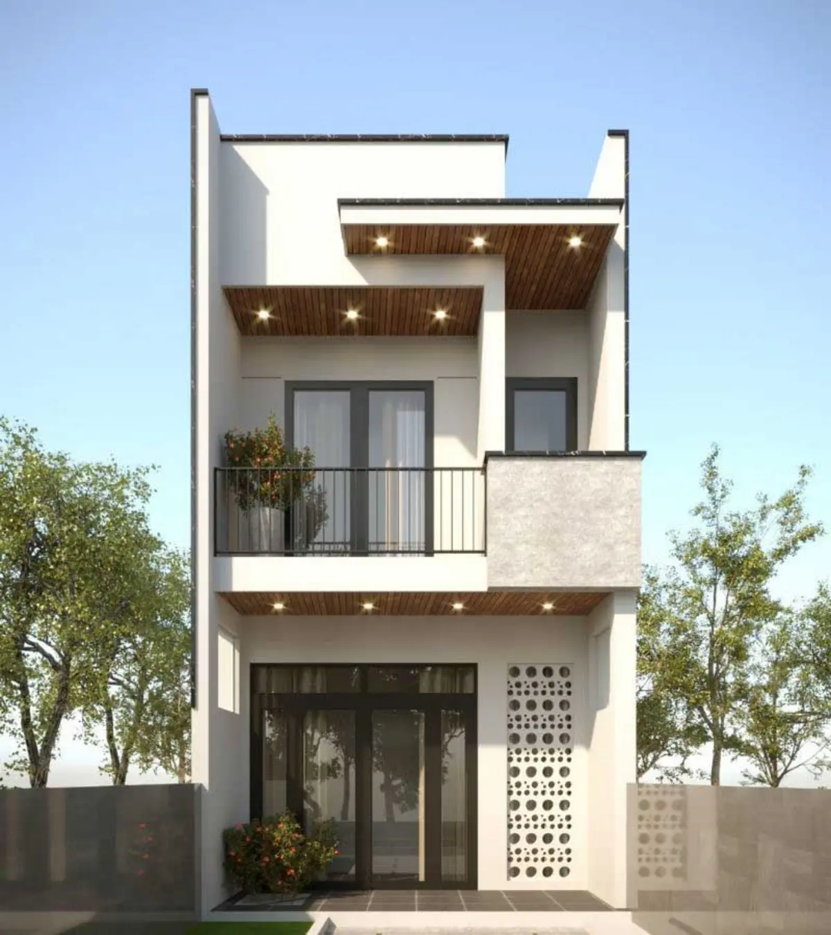 Gia chủ nên lựa chọn kích thước cân đối để giúp tổng thể kiến trúc hài hòa