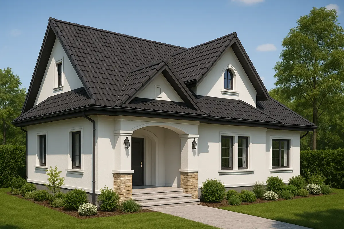 Mái Thái luôn được yêu thích bởi tính thẩm mỹ cao và khả năng chống nóng tốt.